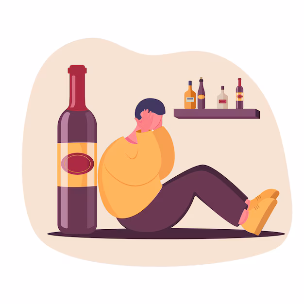 چطور تو پُر تر شویم؟ تنها در عرض چند هفته! concept male alcoholism unhappy man is sitting bottle wine sad alcoholic man 662695 126 - چطور تو پُر تر شویم؟ تنها در عرض چند هفته!