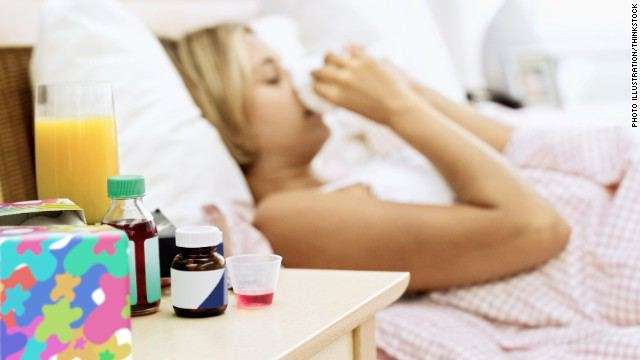 130111113410 woman sick flu bed story top - شناخت سرماخوردگی و درمان های طبیعی و دارویی آن