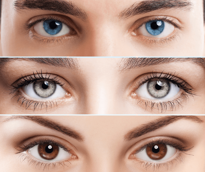 Eye Colors 720x604 - چگونه رنگ چشم خود را تغییر دهیم؟