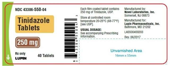 تینیدازول : کاربرد ، مقدار و روش مصرف ، عوارض جانبی و میزان مصرف 40 tablets 250 mg 720x283 - تینیدازول : کاربرد ، مقدار و روش مصرف ، عوارض جانبی و میزان مصرف