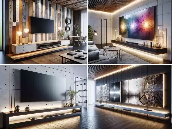 تی وی وال با ام دی اف