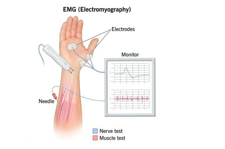سیاتیک چیست؟ 4825 electromyography 720x479 - سیاتیک چیست؟