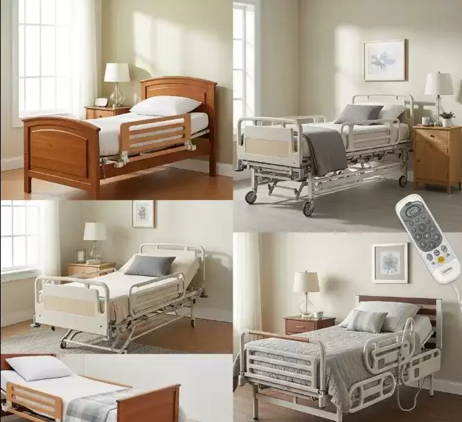 64S7ATj - انواع تخت بیمارستانی برای منزل: راهنمای کامل+تجربه شخصی