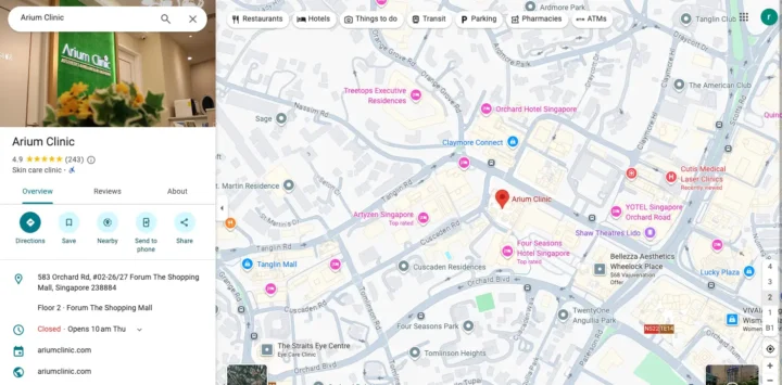 کلینیک آریوم (سنگاپور)