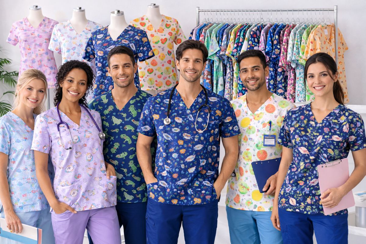 اسکراب طرح دار مدیفرم