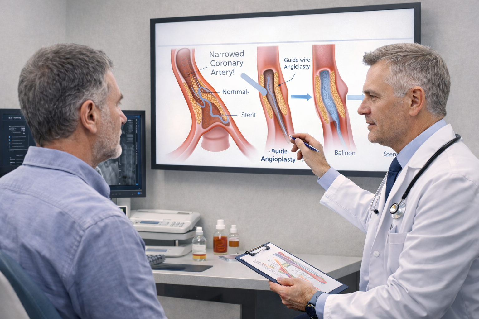 انتخاب روش درمان عروق کرونر