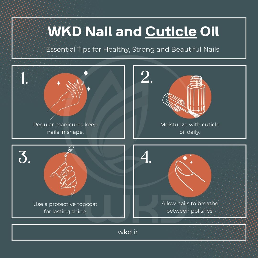روش استفاده از روغن ناخن wkd