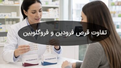 تفاوت آهن موجود در فرودین و فروگلوبین