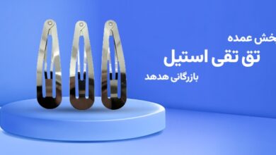 گیره تق تقی استیل در خرید عمده