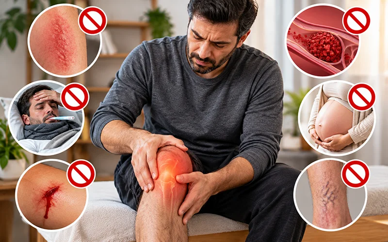 چه زمانی نباید از ماساژ استفاده کرد؟