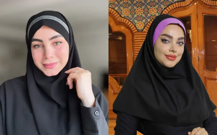 مقنعه نقاب دار
